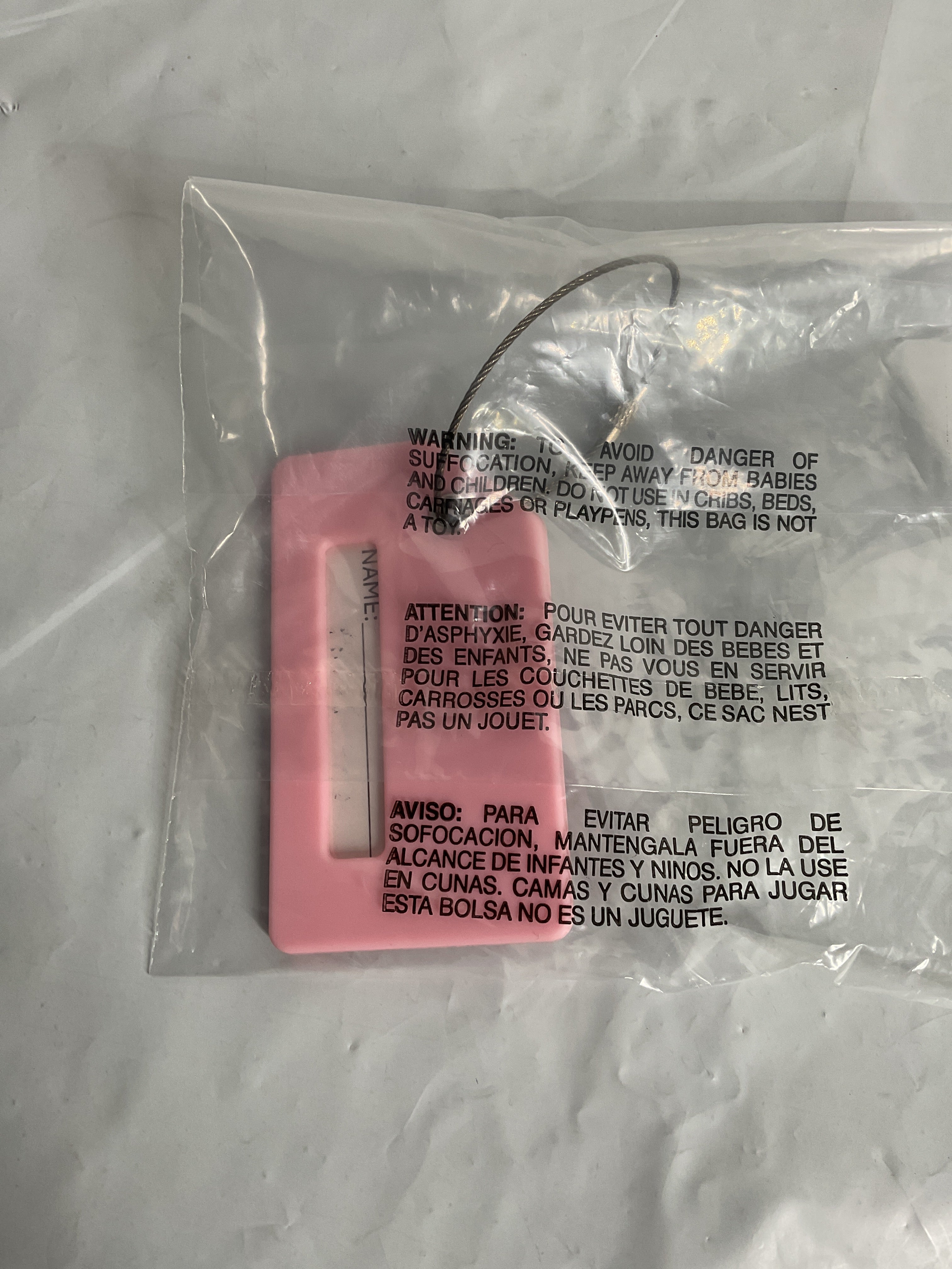 Gostwo 1Pc Silicone Luggage Tag for Suitcases, 26 Initial Letter Baggage Labels Handbag School Bag Suitcase Instrument Tag with Stainless Steel Loop(Pink)(Airplane) Pink01 Airplane U1
