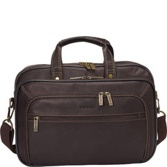 Heritage Colombian 15.6' Double Compartment Top Zip EZ-Scan Computer Portfolio U1