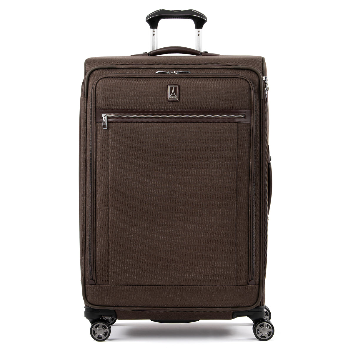 Travelpro Platinum Elite Softside Expandable Luggage, 8 Wheel Spinner Suitcase, USB Port, Suiter, Men and Women U1