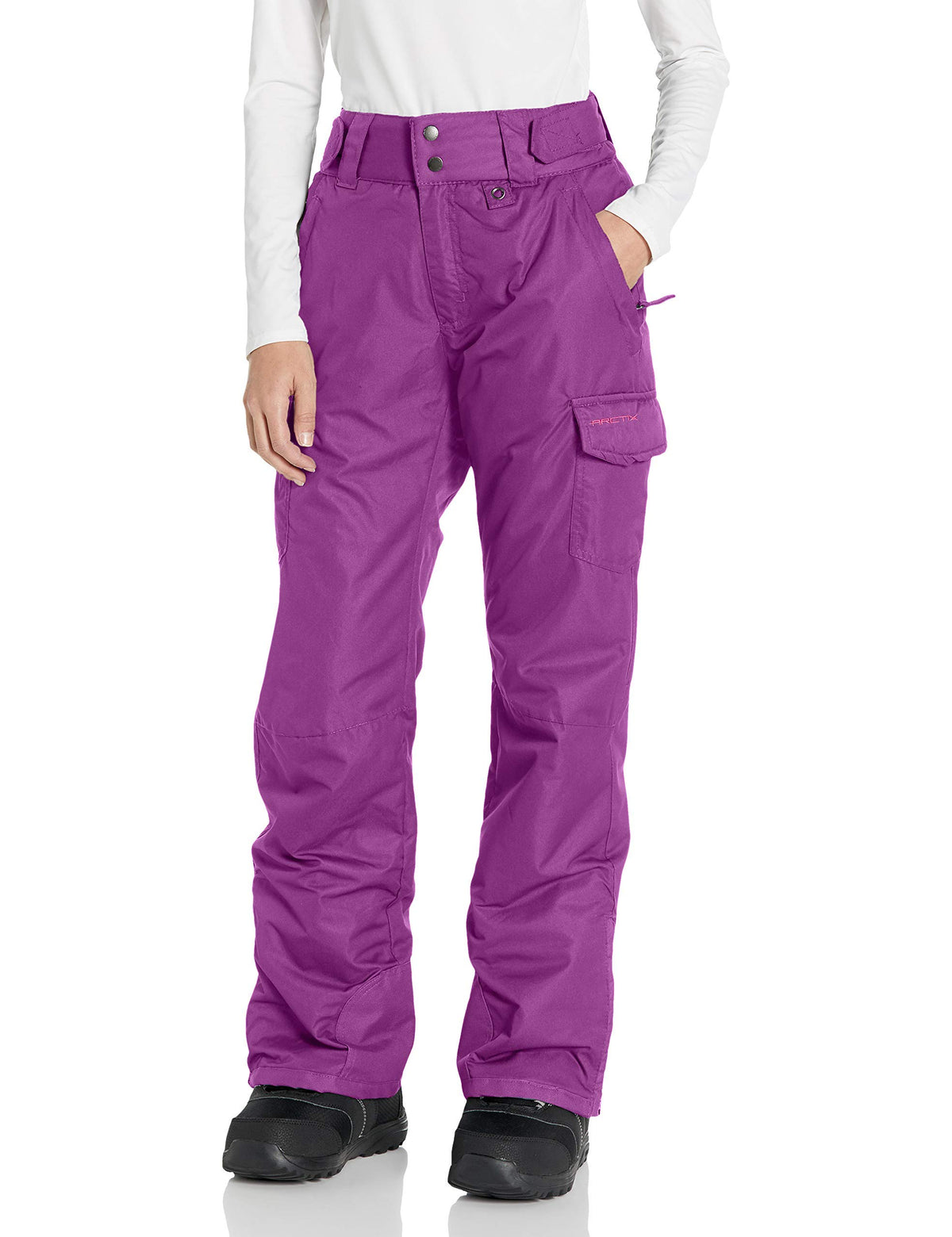 Arctix Women's Insulated Snowsports Cargo Pant - Plum/Small Tall