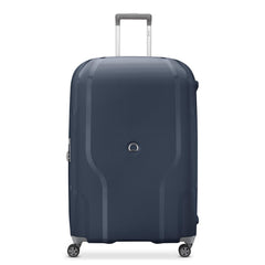 DELSEY Paris Clavel Hardside Expandable Luggage with Spinner Wheels - BLUE JEAN/Checked-Large 30 Inch