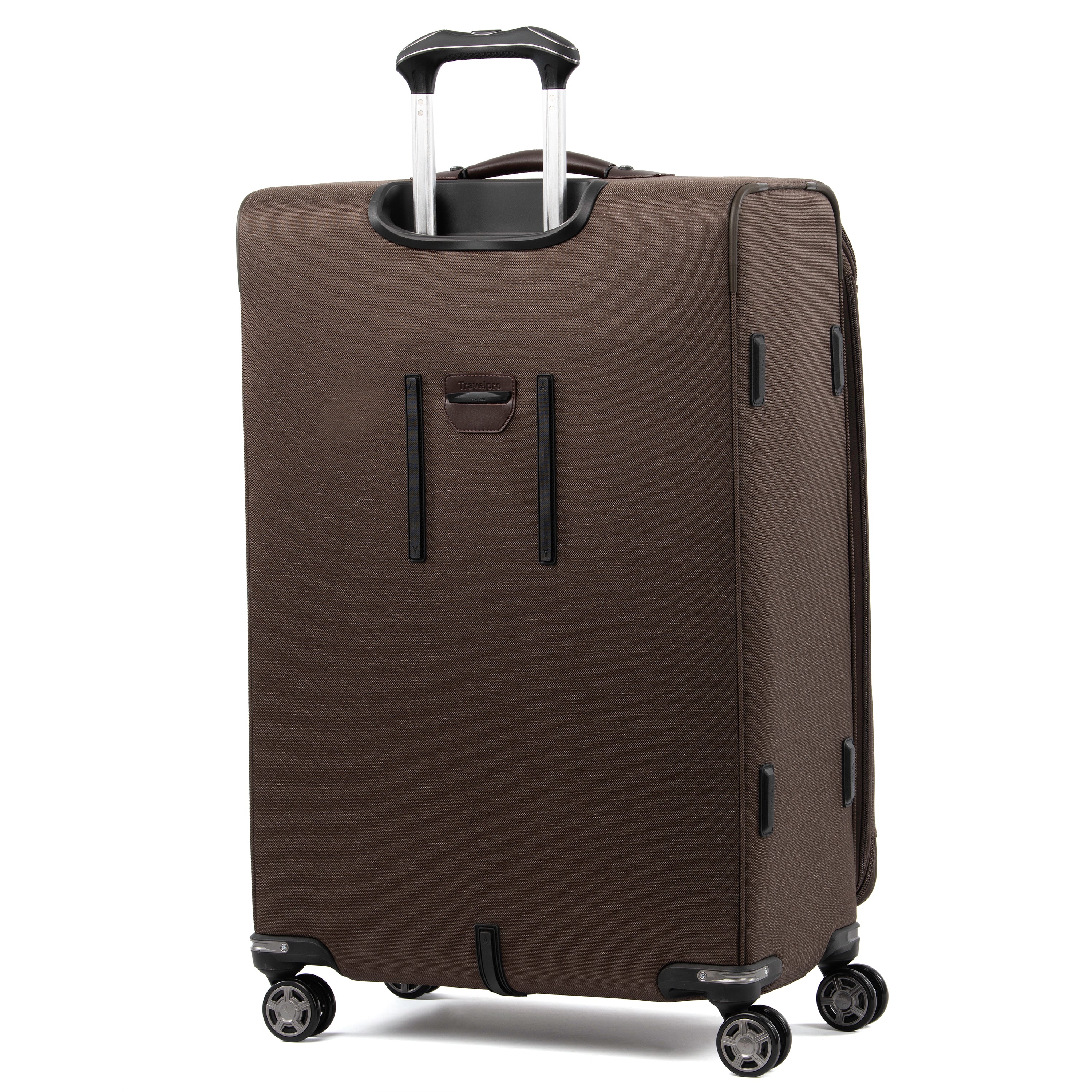 Travelpro Platinum Elite Softside Expandable Luggage, 8 Wheel Spinner Suitcase, USB Port, Suiter, Men and Women U1