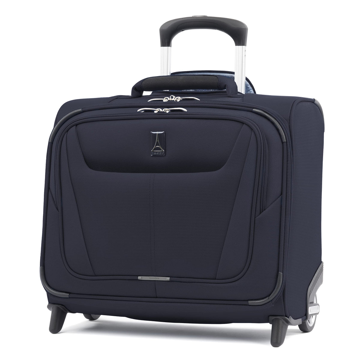 Travelpro Maxlite 5 Softside Lightweight Rolling Underseat Tote Upright 2 Wheel Bag, Men and Women - Midnight Blue/One Size