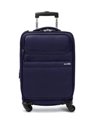 Genius Pack G4 22" Carry On Spinner Luggage - Smart, Organized, Lightweight Suitcase - G4 - Navy/One Size