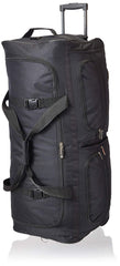 Rockland Rolling Duffel Bag, Black, 36-Inch U1