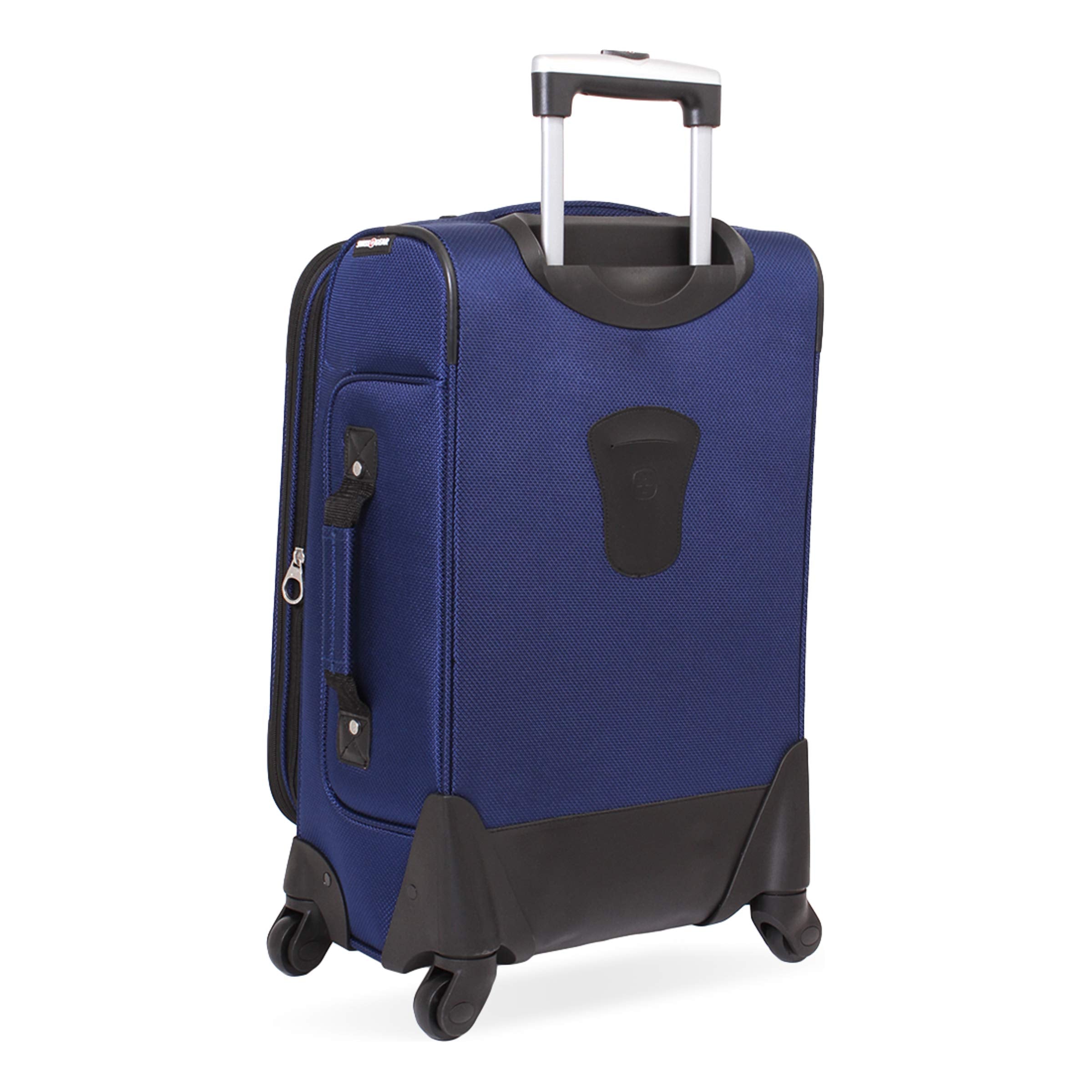 SwissGear Sion Softside Expandable Roller Luggage, Blue, Carry-On 21-Inch U2