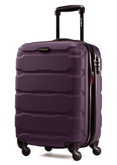 Samsonite Omni Pc Hardside Expandable Luggage with Spinner Wheels - Purple/Checked-Medium 24-Inch
