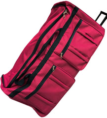 Gothamite 36-inch Rolling Duffle Bag with Wheels, Luggage Bag, Hockey Bag, XL Duffle Bag With Rollers, Heavy Duty (Fuchsia) U1