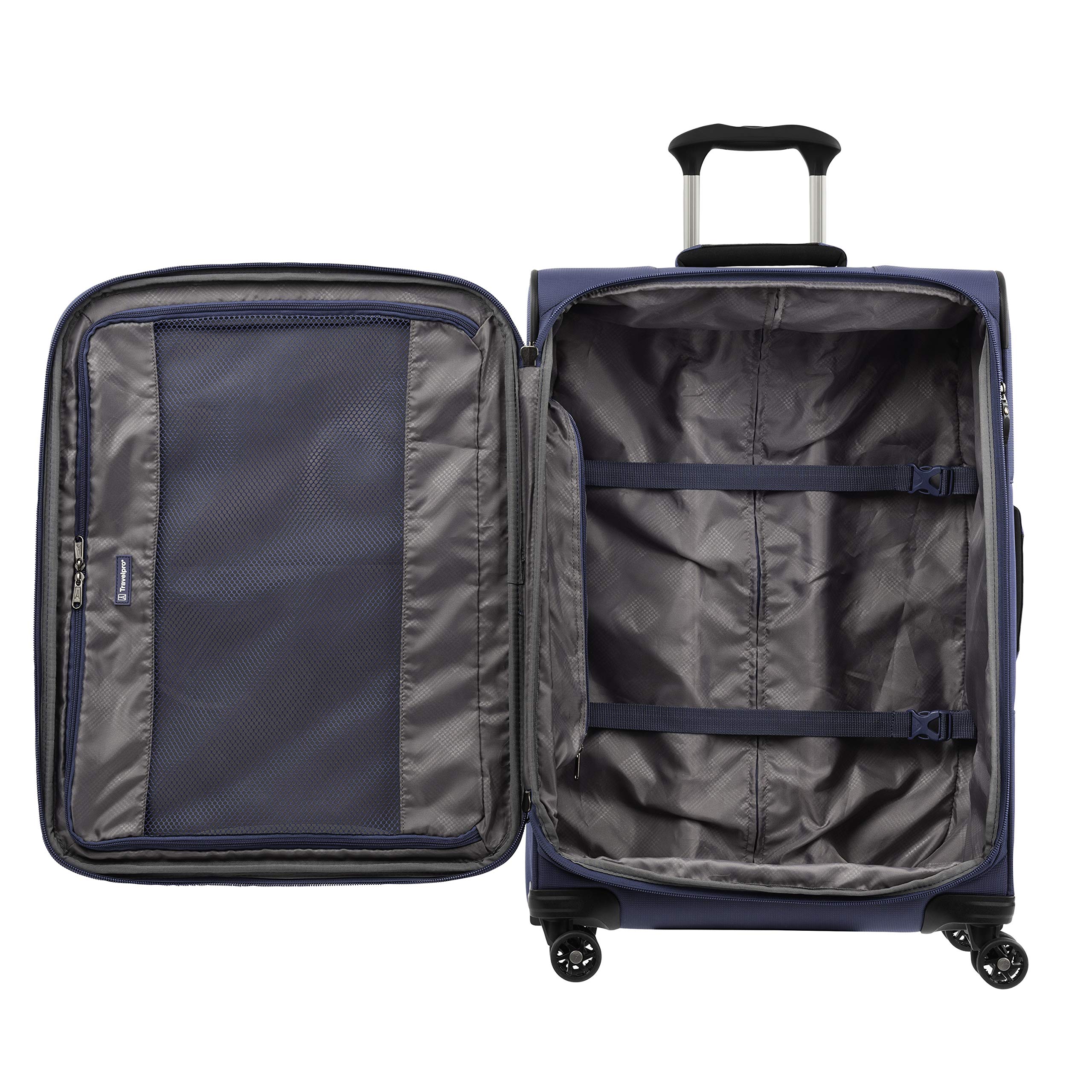 Travelpro Tourlite Softside Expandable Luggage with 4 Spinner Wheels, Lightweight Suitcase, Men and Women U1