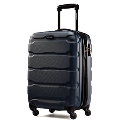 Samsonite Omni Pc Hardside Expandable Luggage with Spinner Wheels - Navy/Checked-Large 28-Inch