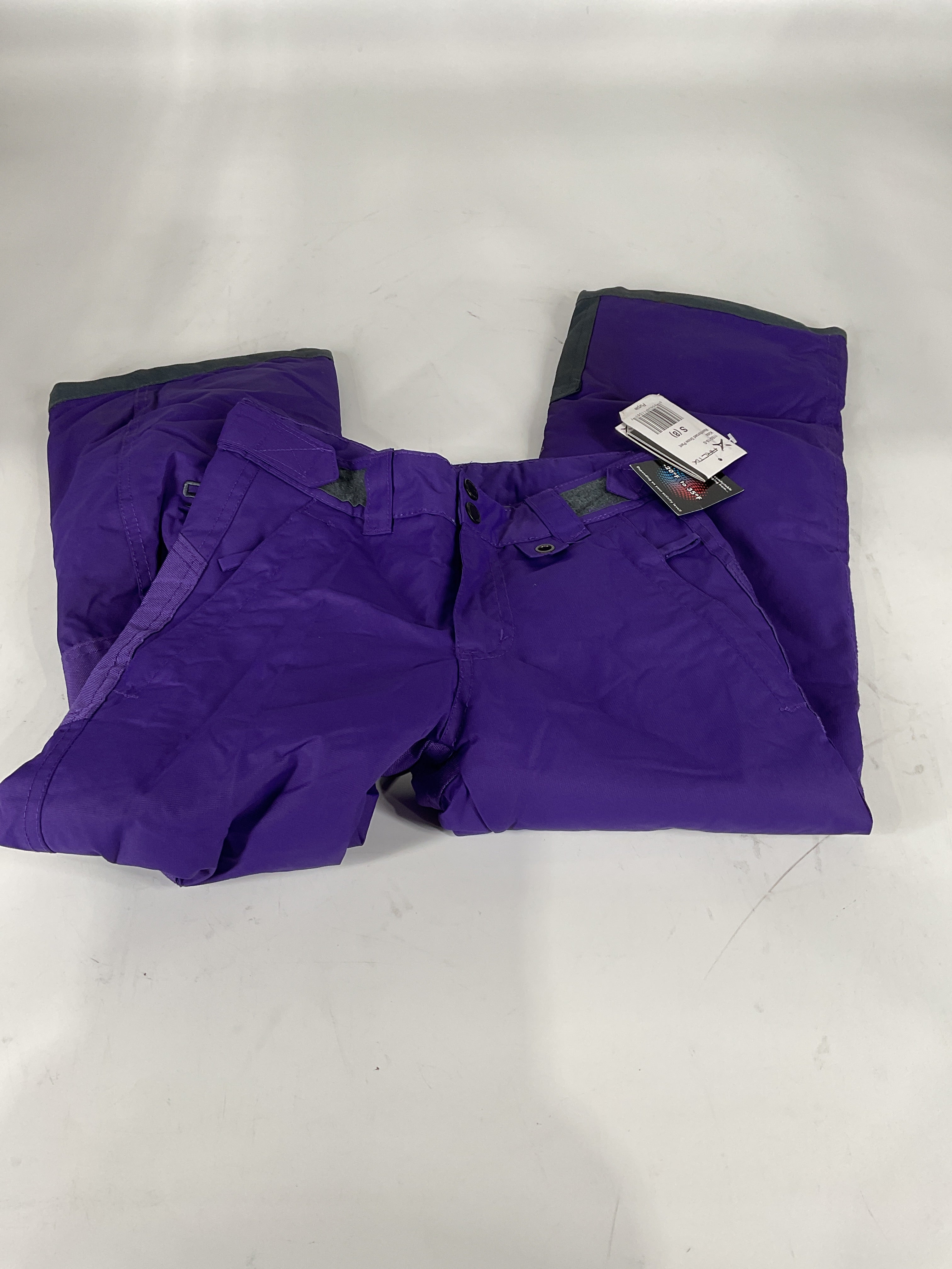 Arctix Kids Snow Pants with Reinforced Knees and Seat - Purple/Small