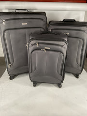 American Tourister Pop Max Softside Luggage with Spinner Wheels - Charcoal/3-Piece Set (21/25/29)