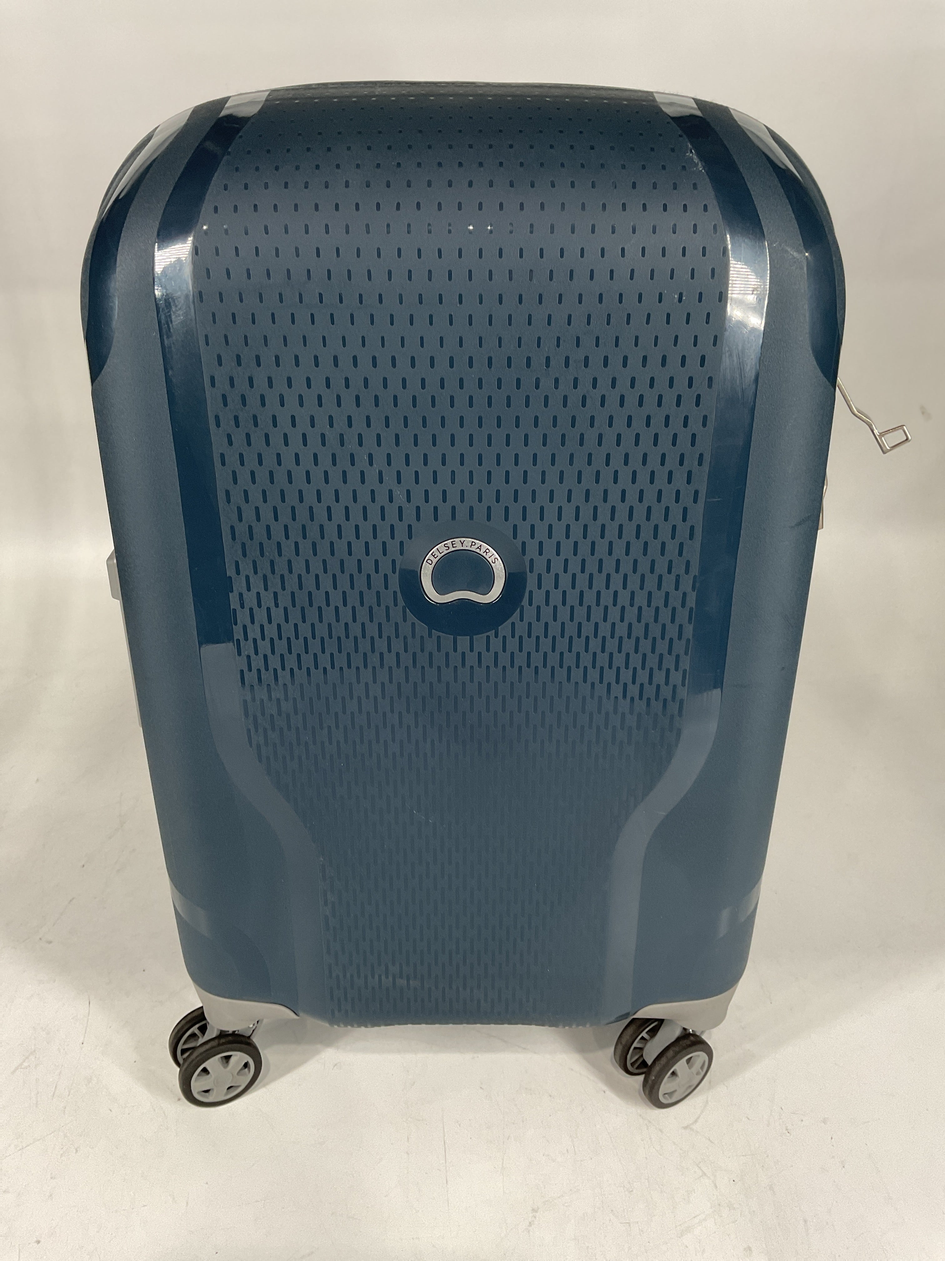 DELSEY Paris Clavel Hardside Expandable Luggage with Spinner Wheels - BLUE JEAN/Carry-On 19 Inch