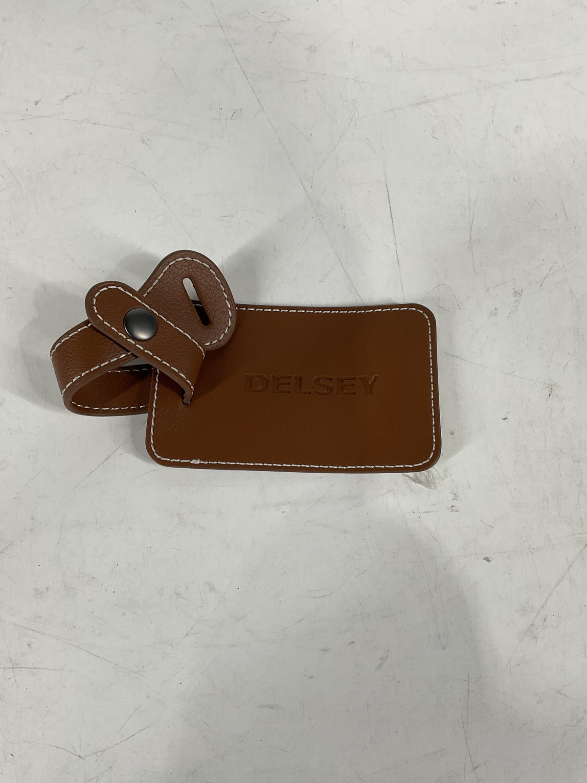 Delsey Paris Brown Luggage Tag U1