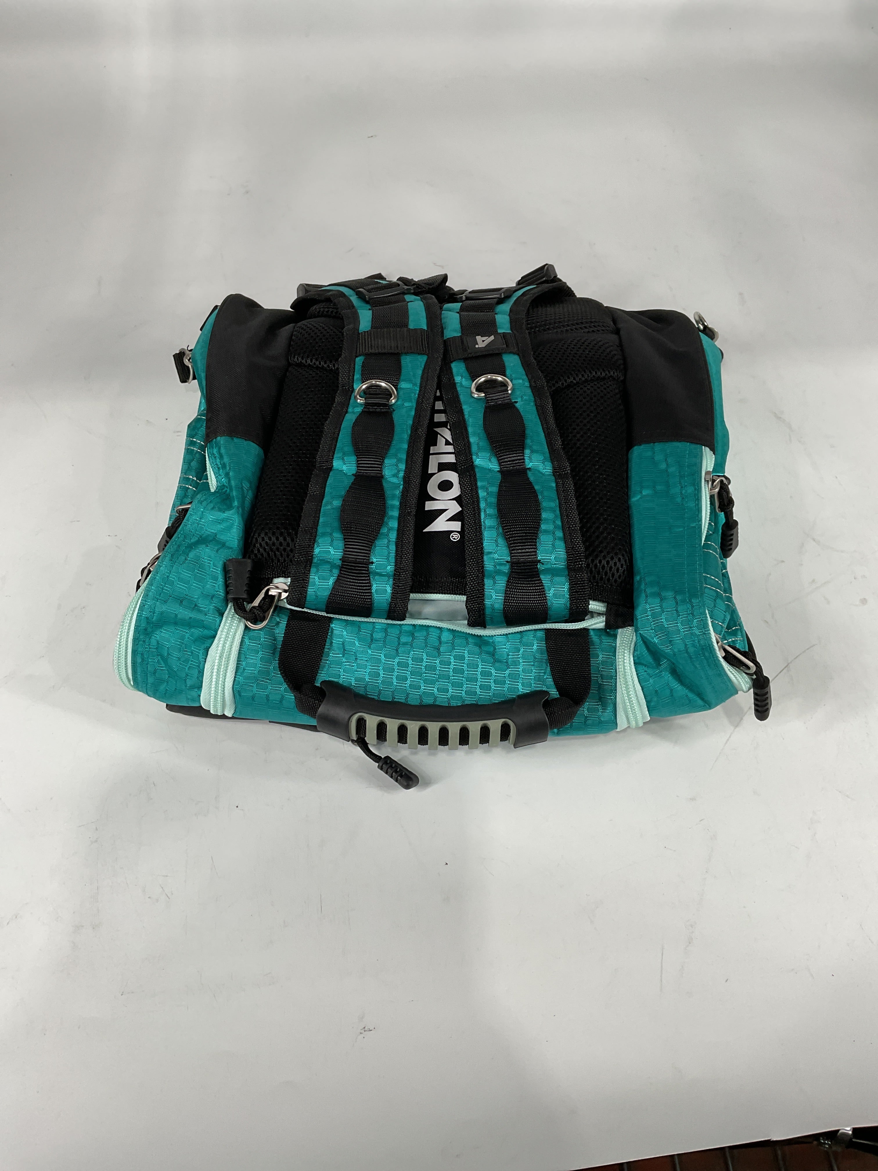 Athalon Everything Ski Boot Bag and Backpack Plus– Ski - Snowboard – Holds Everything – (Ski Boots, Helmet, Goggles, Gloves) - Teal/Mint/One Size