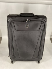 Travelpro Maxlite 5 Softside Expandable Luggage with 4 Spinner Wheels, Lightweight Suitcase, Men and Women - Black/Checked-Medium 25-Inch