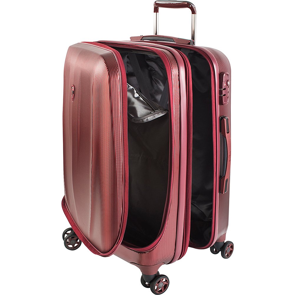 Heys Vantage 21-inch Polycarbonate Hardside Carry-on Smart Upright Laptop Suitcase U1