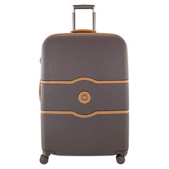 DELSEY Paris Chatelet Air 2.0 Hardside Luggage with Spinner Wheels - Chocolate Brown/Checked-Large 28 Inch, with Brake