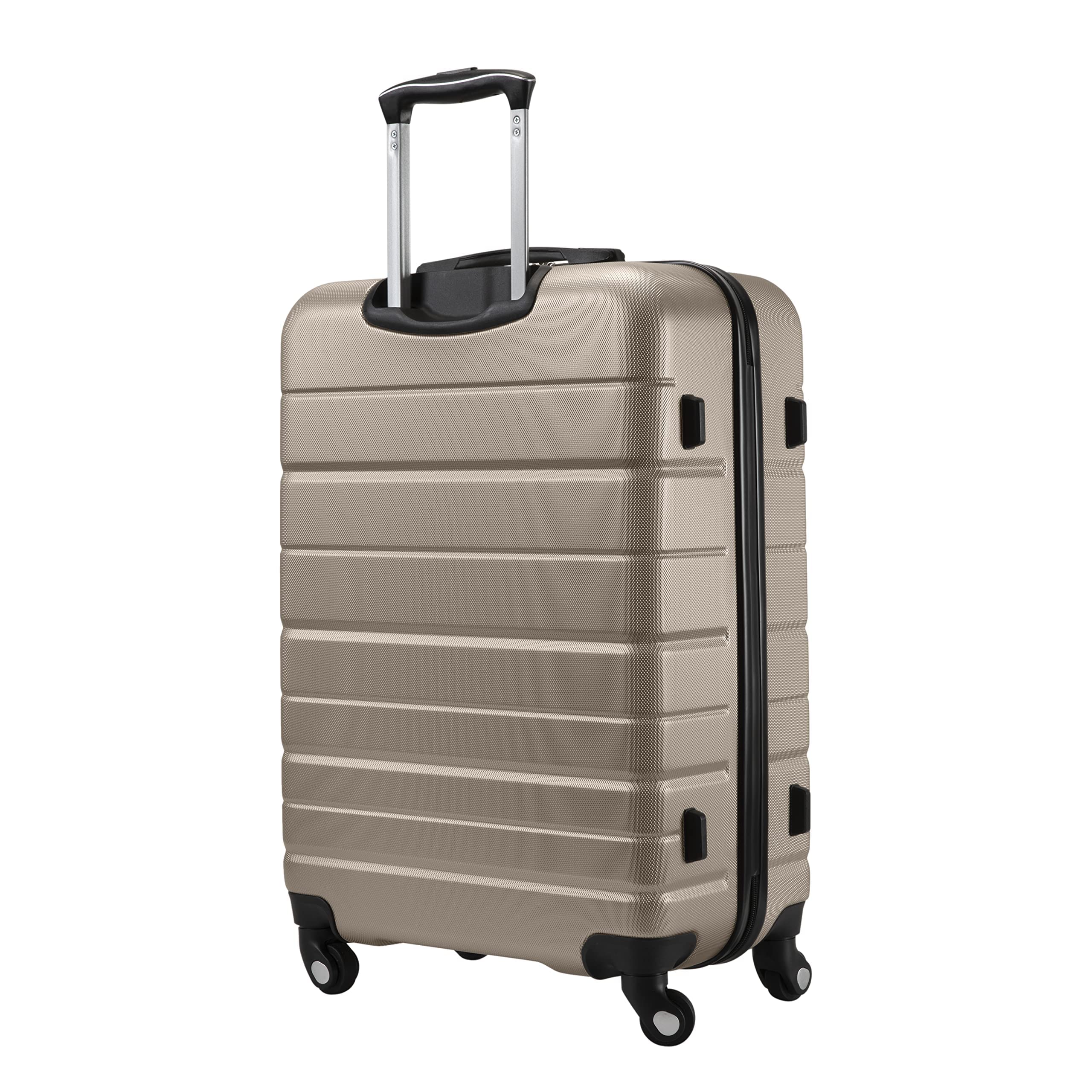 Skyway Epic 2.0 Hardside Lightweight and Durable ABS Shell Luggage, Spacious with Dual Spinning Wheels, Comfort Grip and Expandable, Men and Women U2