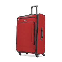 American Tourister Pop Max Softside Luggage with Spinner Wheels - Red/Checked-Large 29-Inch