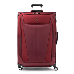 Travelpro Maxlite 5 Softside Expandable Luggage with 4 Spinner Wheels, Lightweight Suitcase, Men and Women - Burgundy/Checked-Large 29-Inch